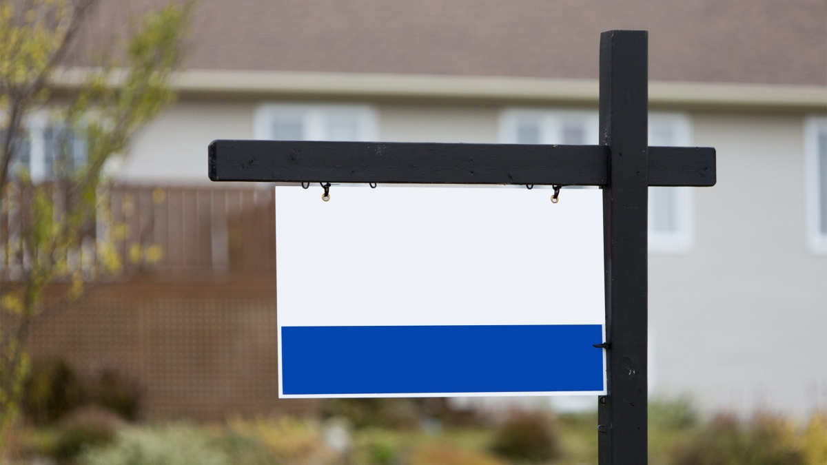 For sale sign.