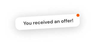 you received an offers