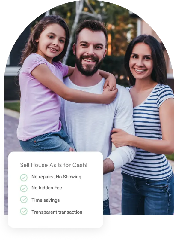 Happy home seller sell house