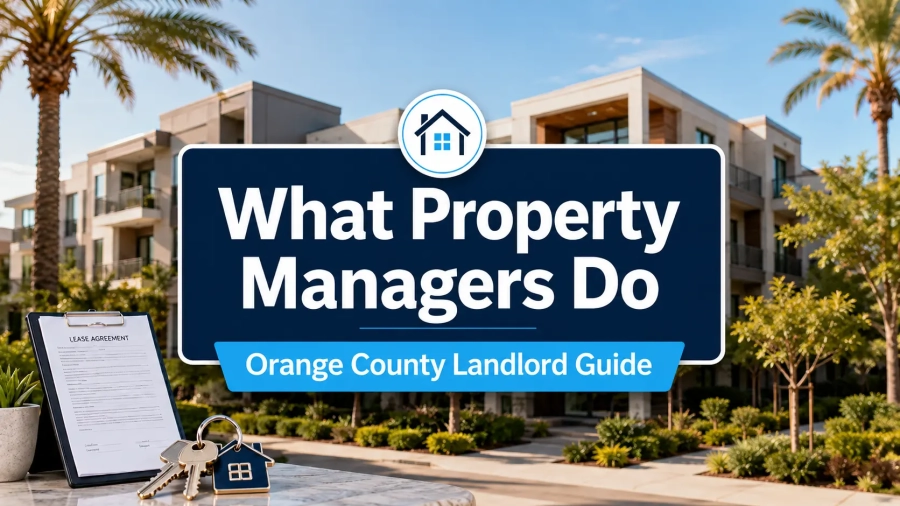 What property managers do for Orange County rental property owners